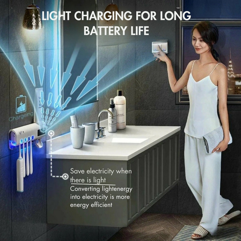 Orasilus Wall Mounted Toothbrush Holder