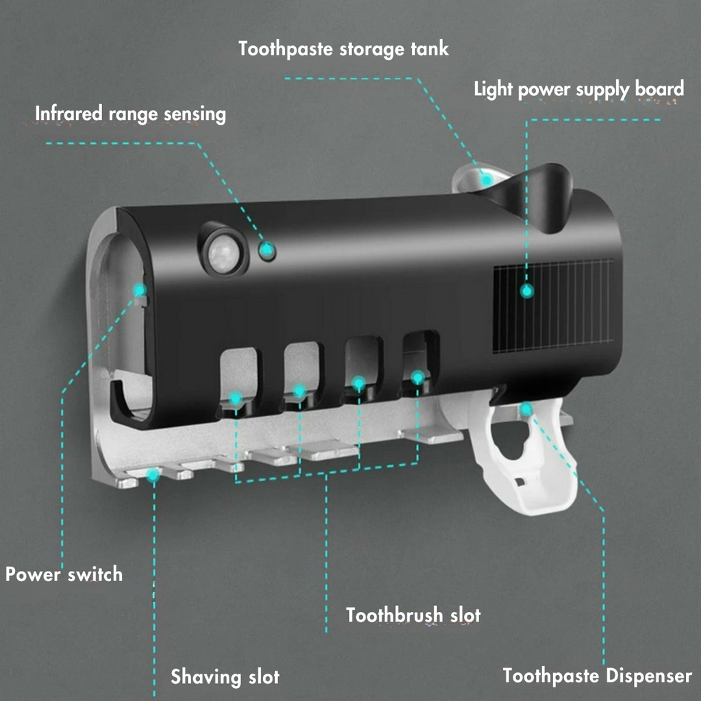 Orasilus Wall Mounted Toothbrush Holder