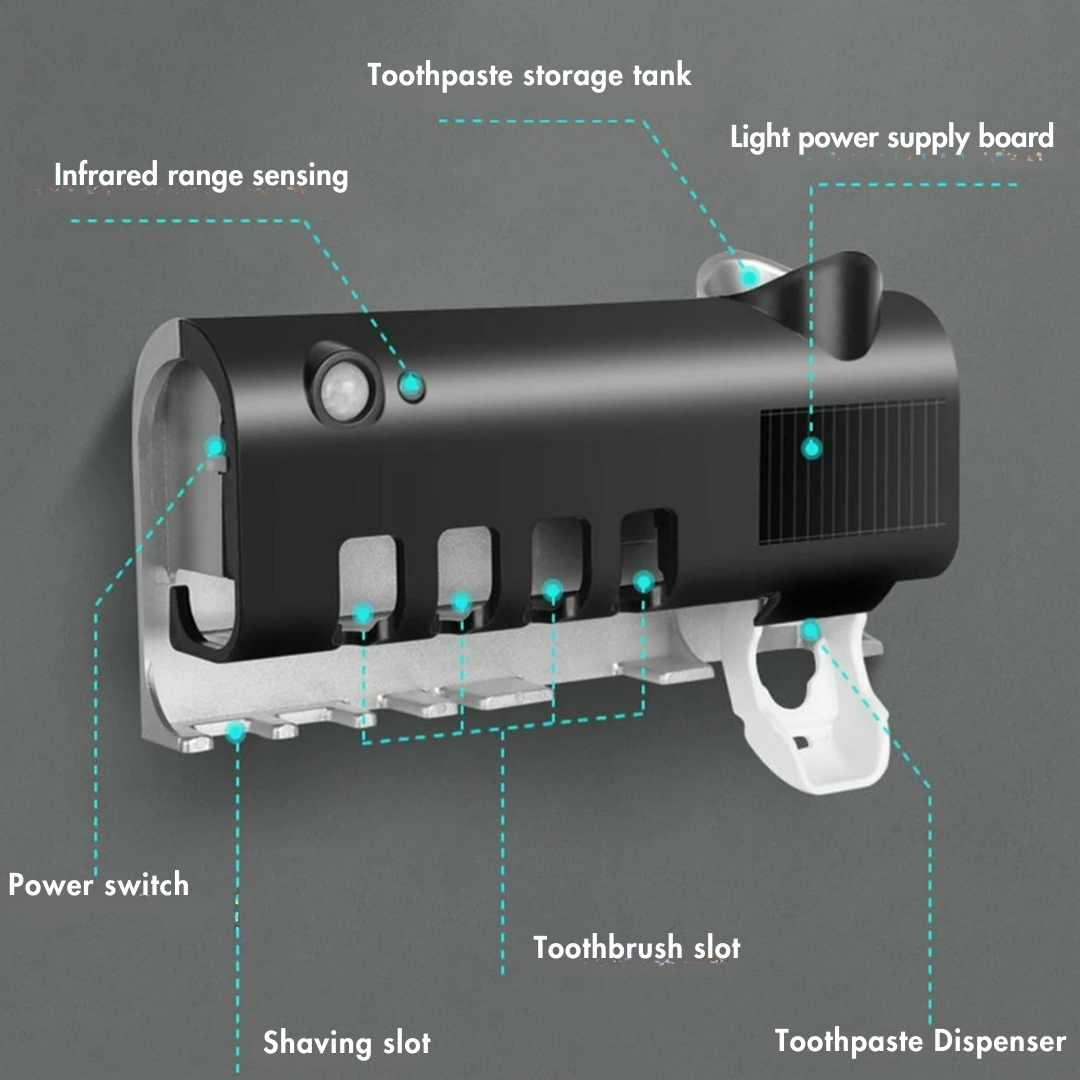 Orasilus Wall Mounted Toothbrush Holder